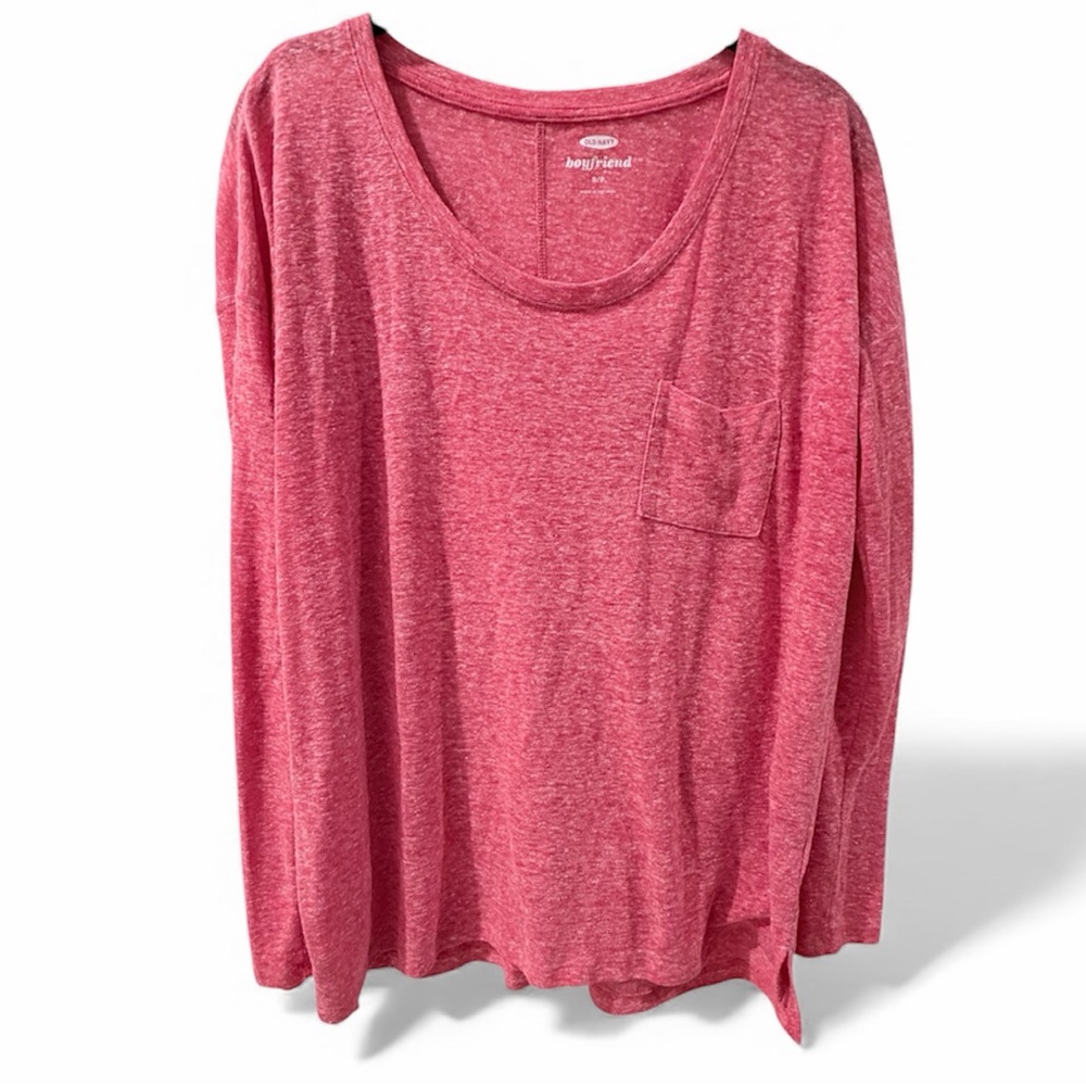 Old navy boyfriend pocket long sleeve tee